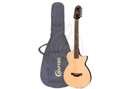 Изображение CRAFTER CT-120-12/EQ N + Чехол - Электроакустическая гитара 12-струнная Крафтер