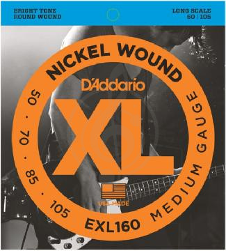 Изображение Струны для бас-гитары D'Addario EXL160 XL