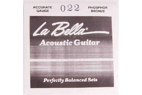 Изображение Струны для акустической гитары La Bella PW022